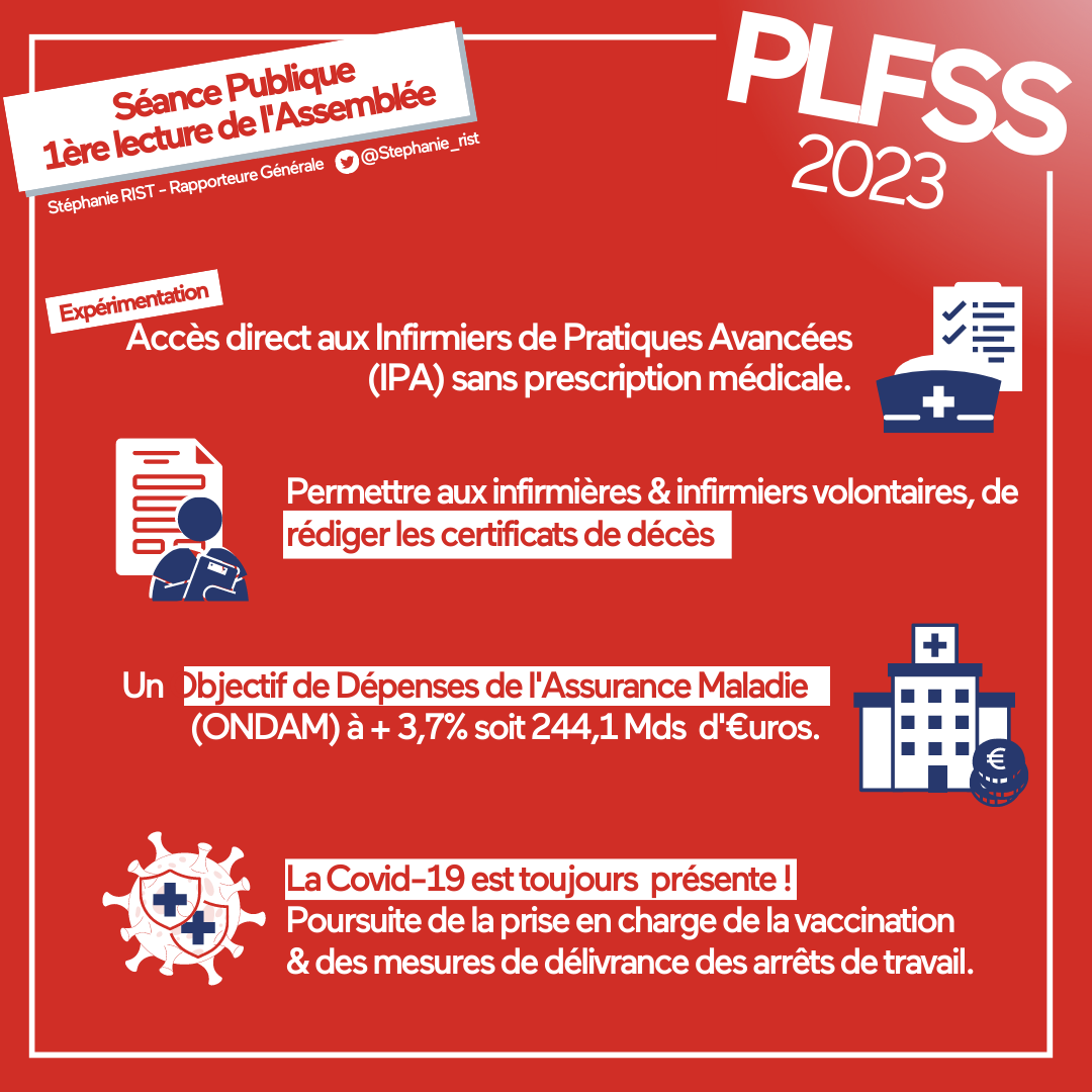 PLFSS 2023 : Un Texte Ambitieux Et Responsable ! - Stéphanie Rist